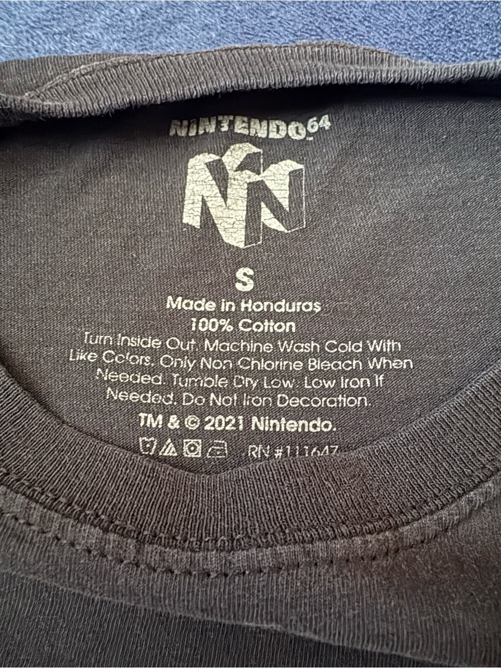 Official Nintendo 64 Logo Men’s Black T-Shirt - Picture 3 of 7